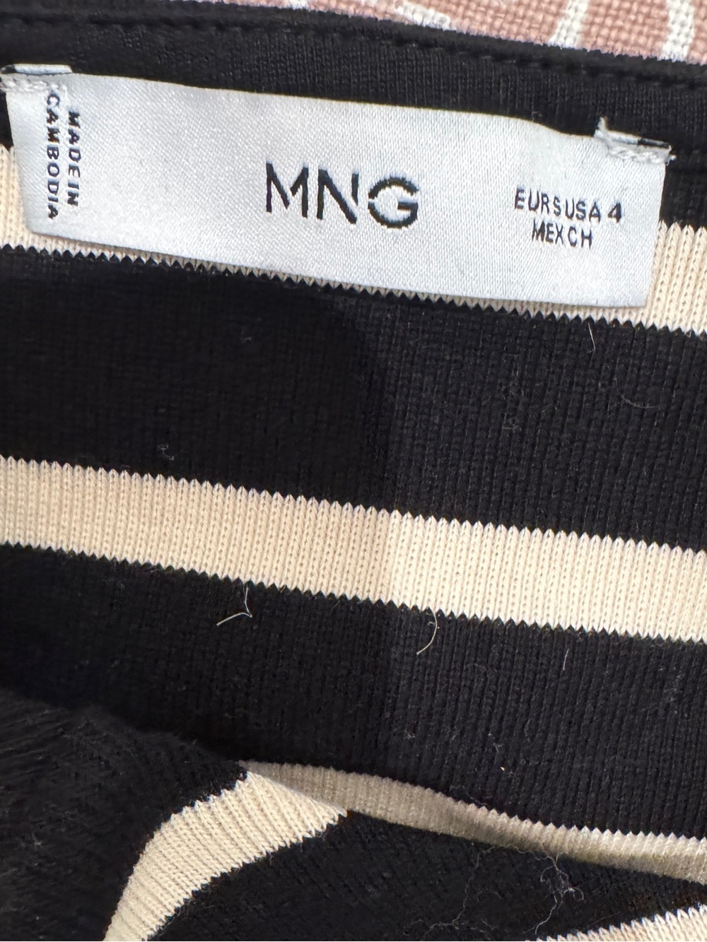 Mango Striped Mini Dress Size S - Picture 5 of 5